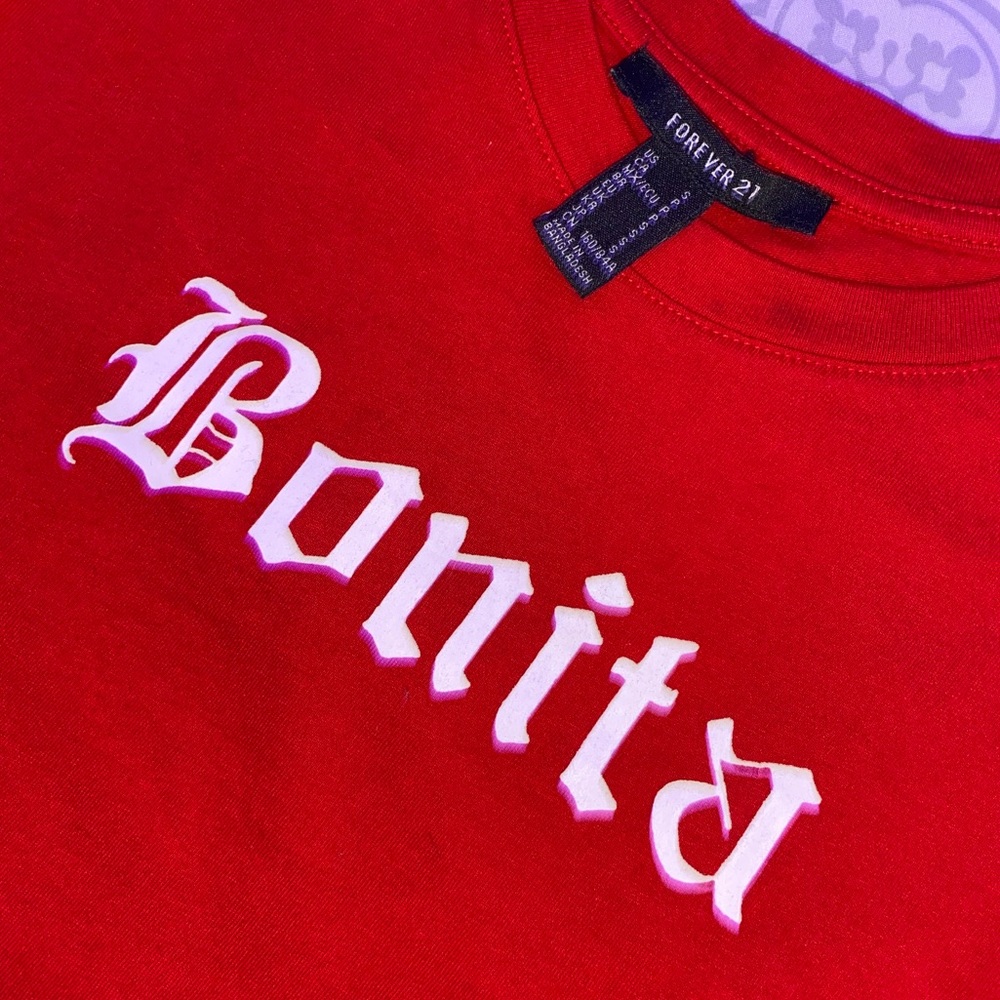 Dark Red Bonita Crop Top